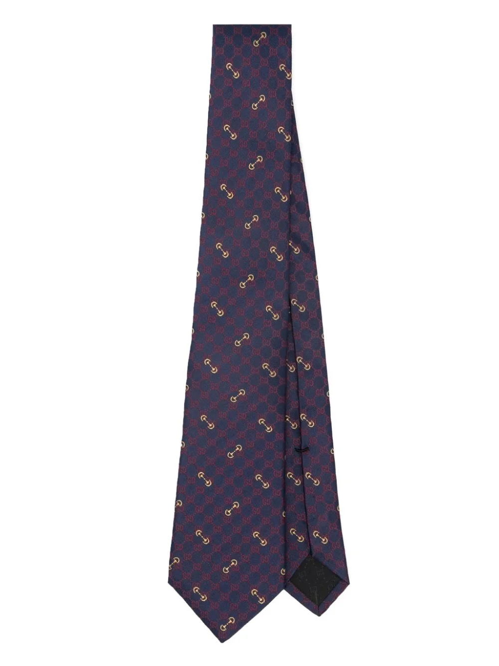 GG jacquard silk tie - 1
