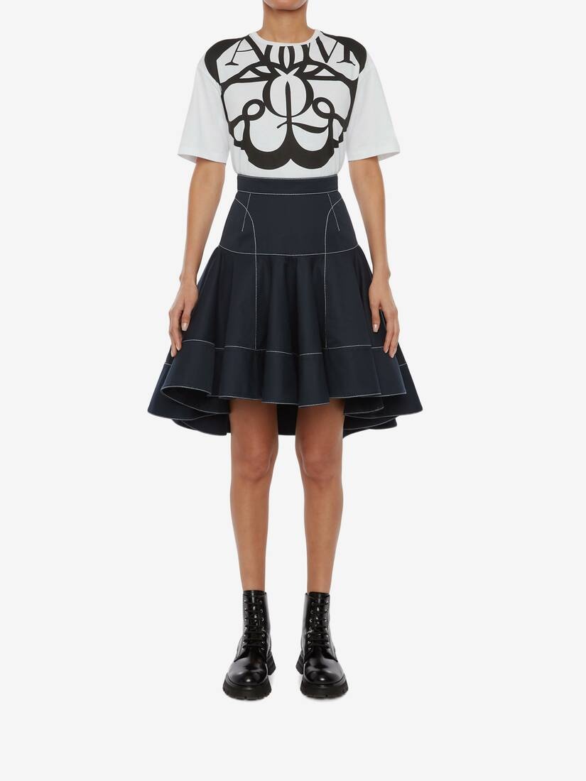Exploded Seal Logo T-shirt in White - 2