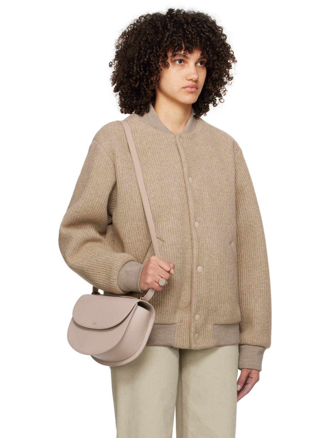 Beige Mick Bomber Jacket - 2