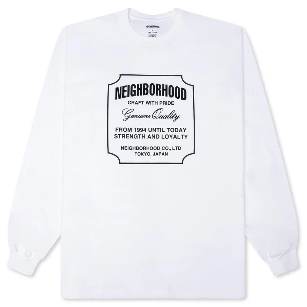 NH. TEE L/S 08 - WHITE - 1