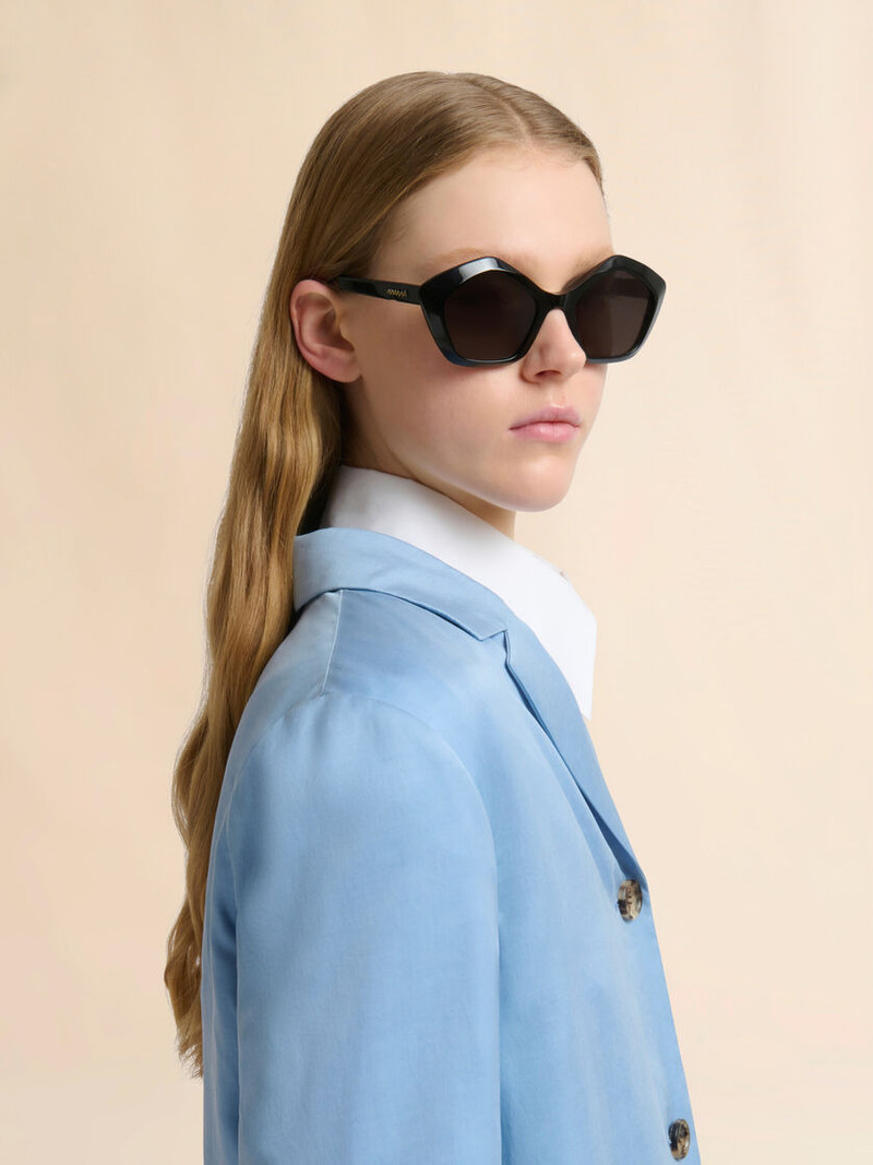 Marni BLACK ELUVI SUNGLASSES outlook