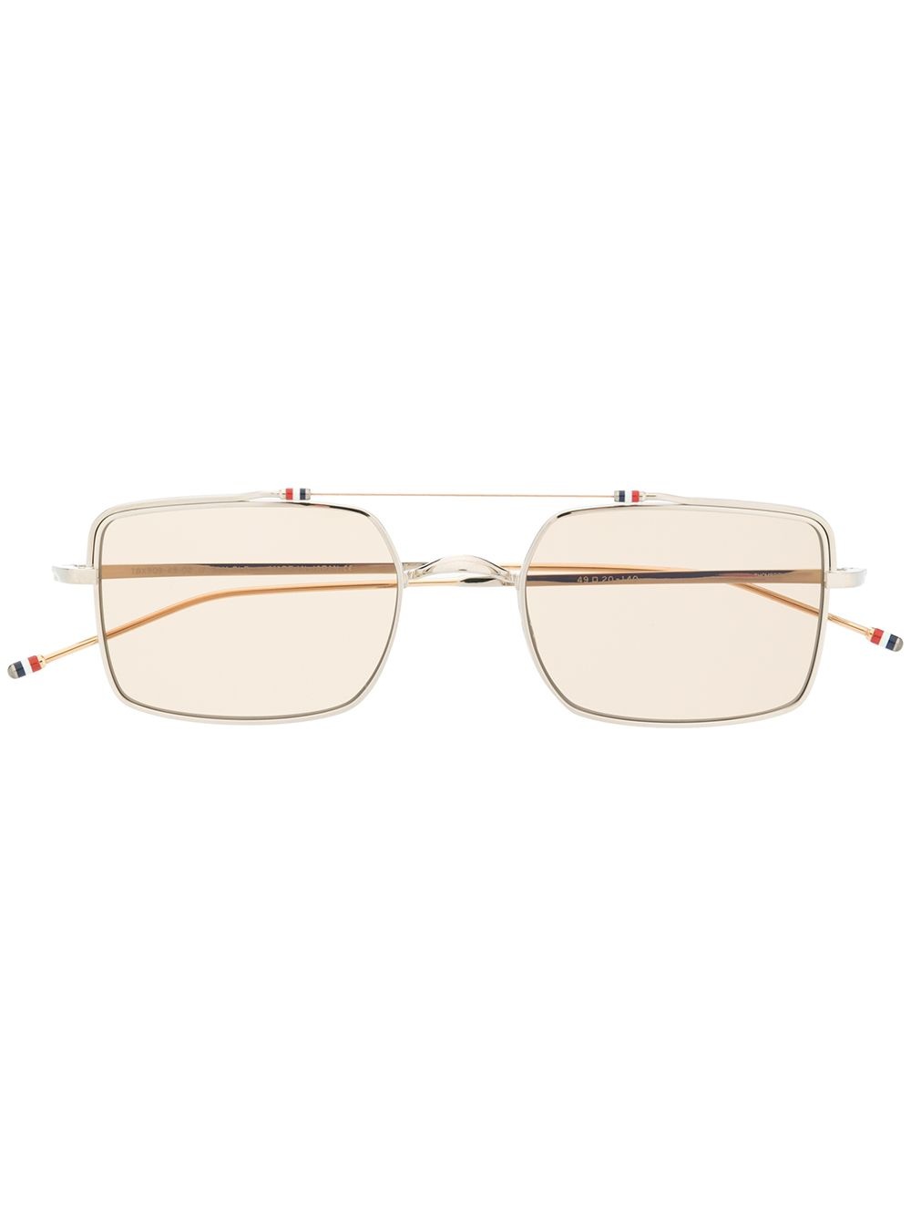 rectangular-frame sunglasses - 1