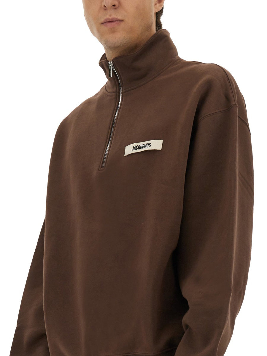 Grosgrain Sweatshirt With Turtleneck - 4