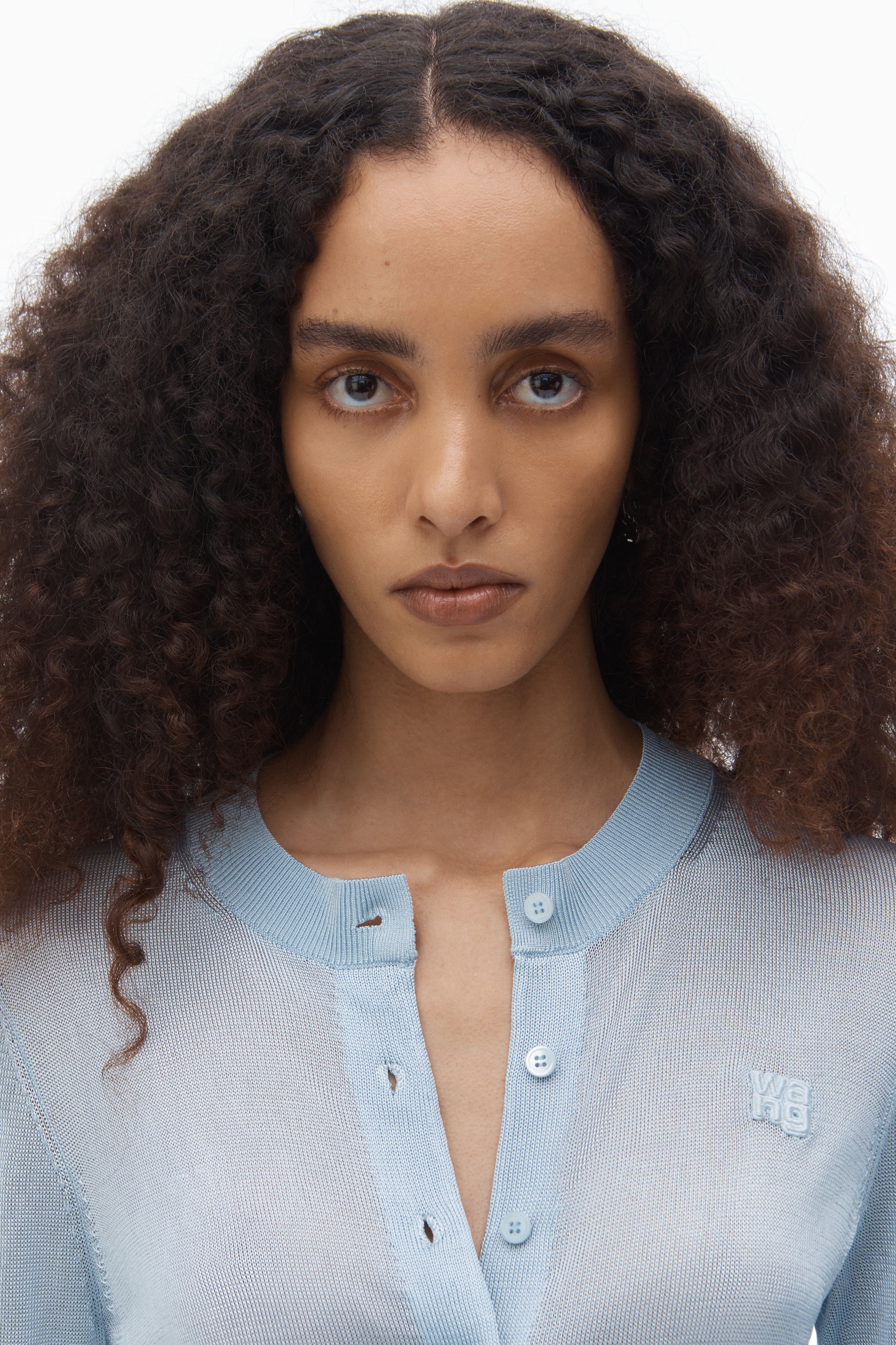 Logo-Embroidered Cropped Cardigan in Viscose - 3