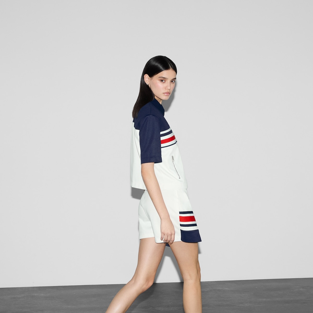Technical jersey skort with Web - 6