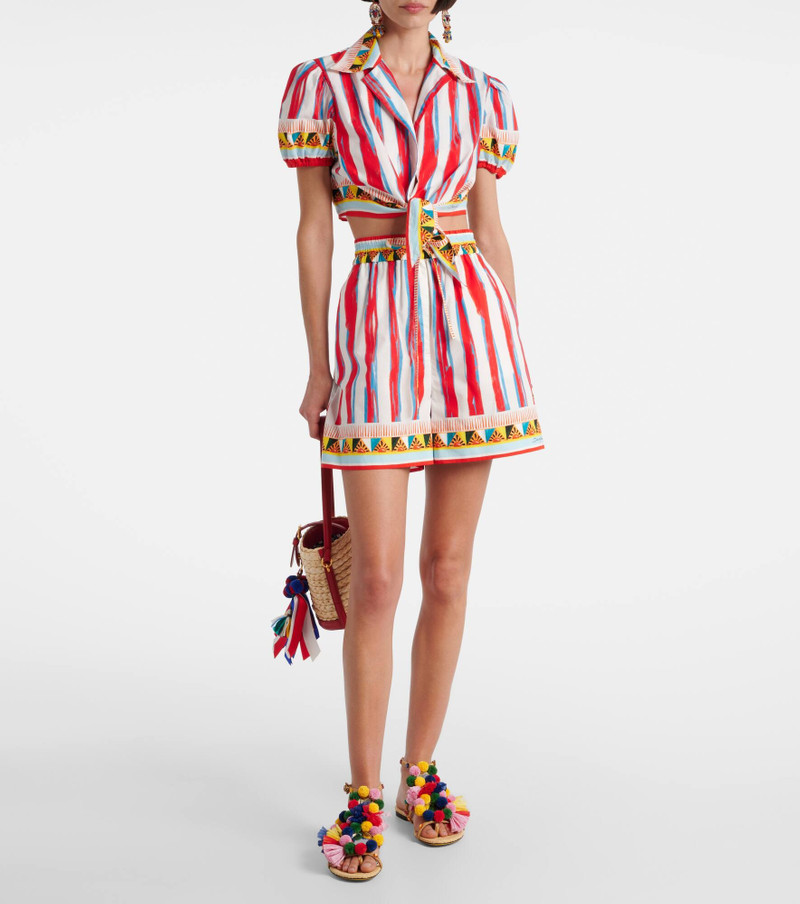 Dolce & Gabbana Patterned cotton shorts outlook