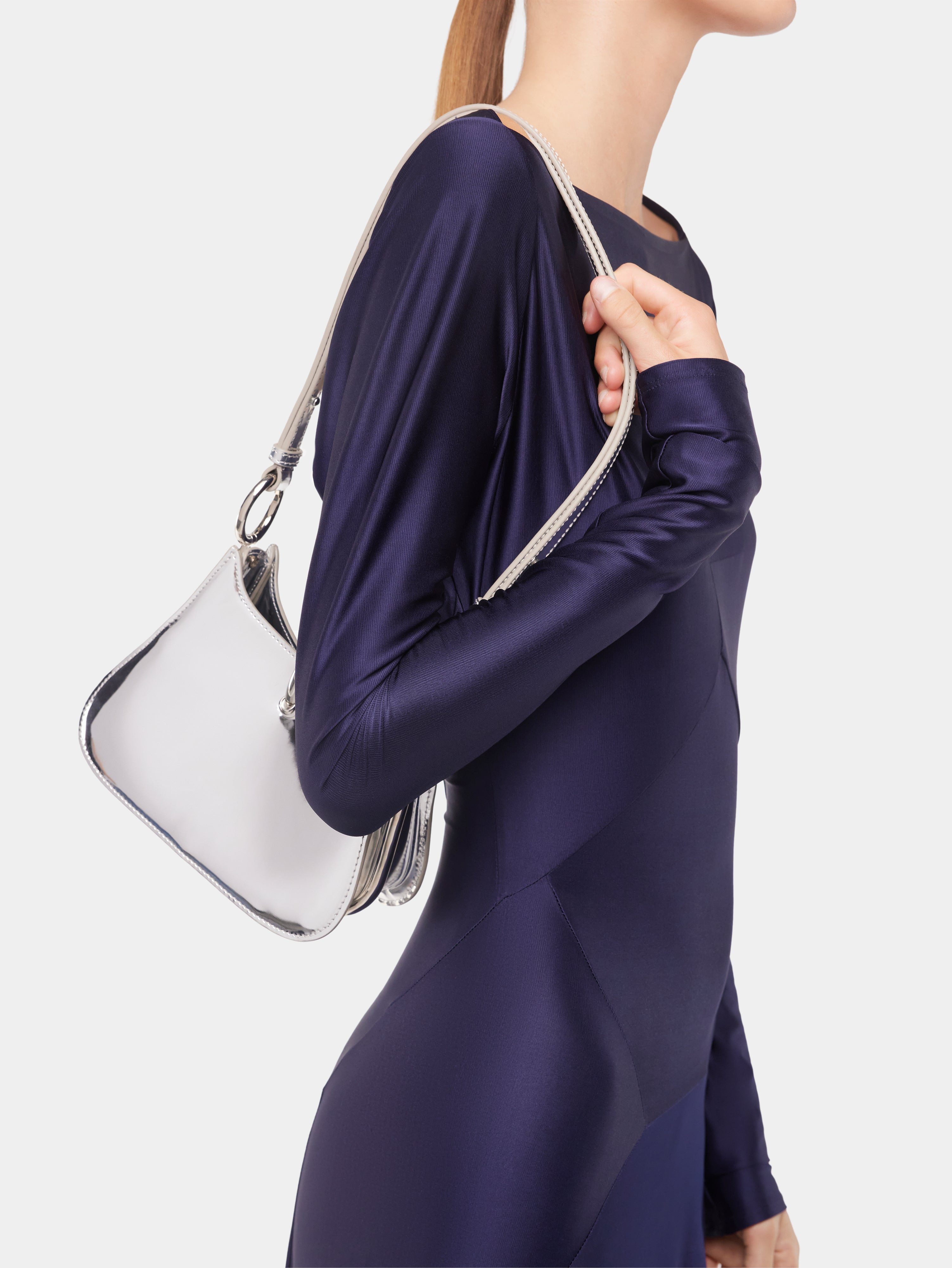 SMALL RING LEATHER BAG - 5