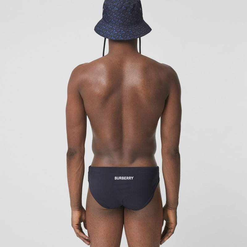 Logo Print Swim Briefs 1