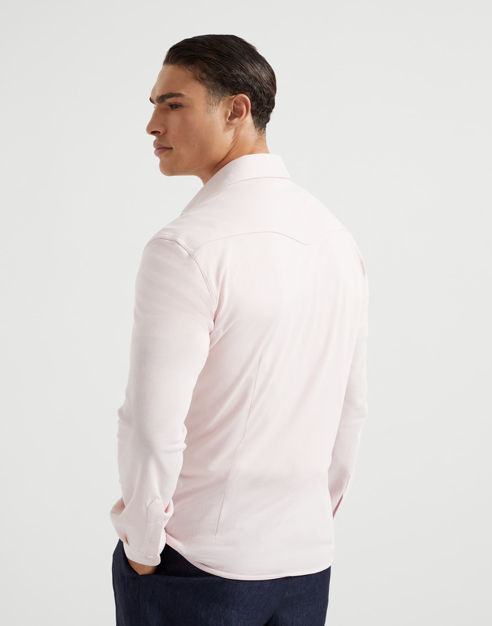 Cotton piqué western shirt - 2