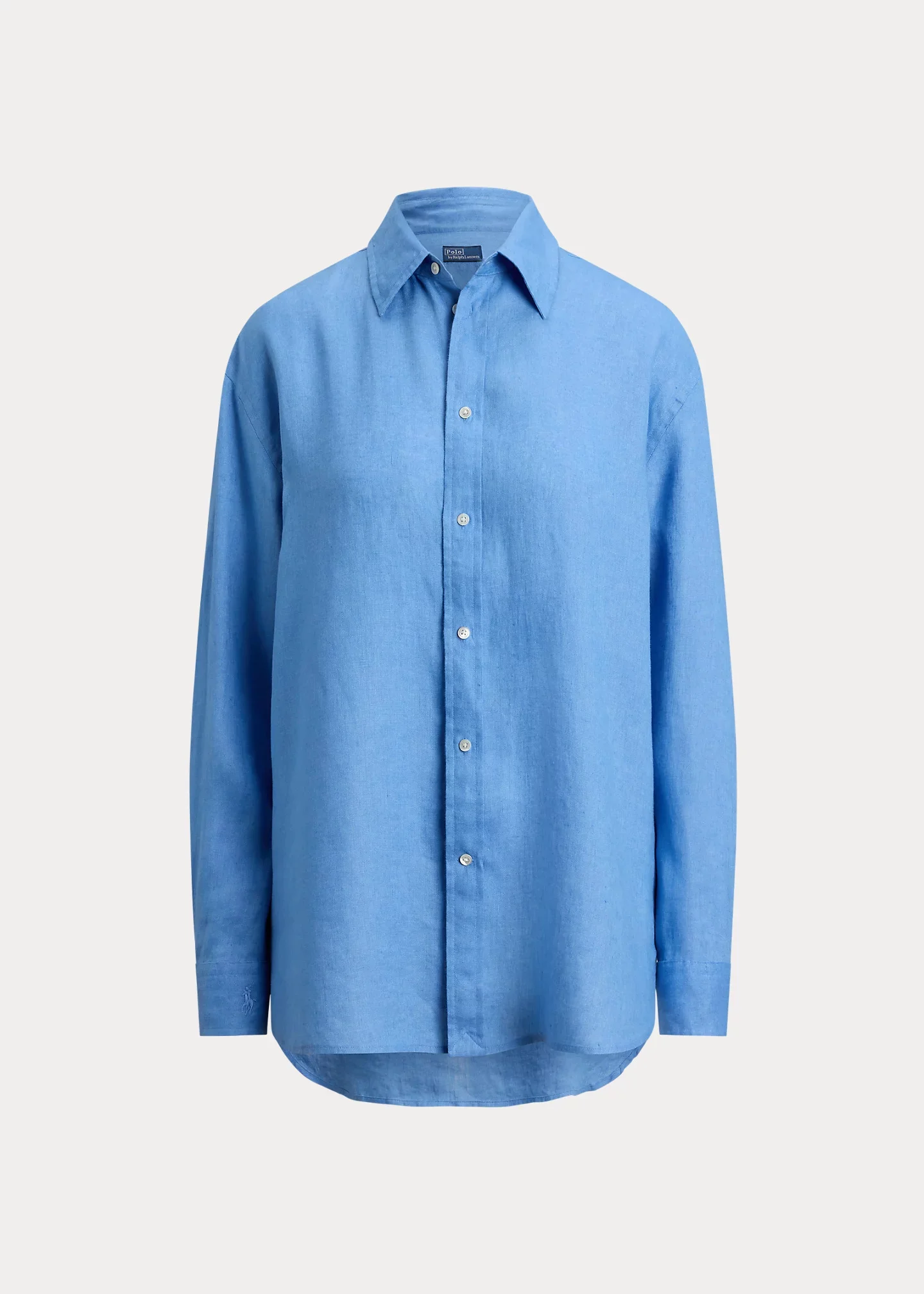 Oversize Fit Linen Shirt - 1