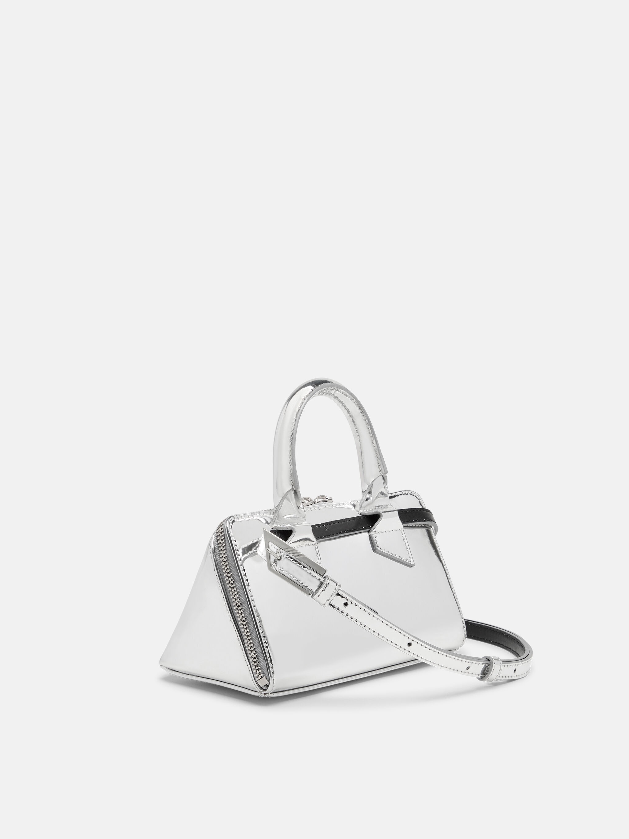 ''FRIDAY'' SILVER MINI HANDBAG - 2