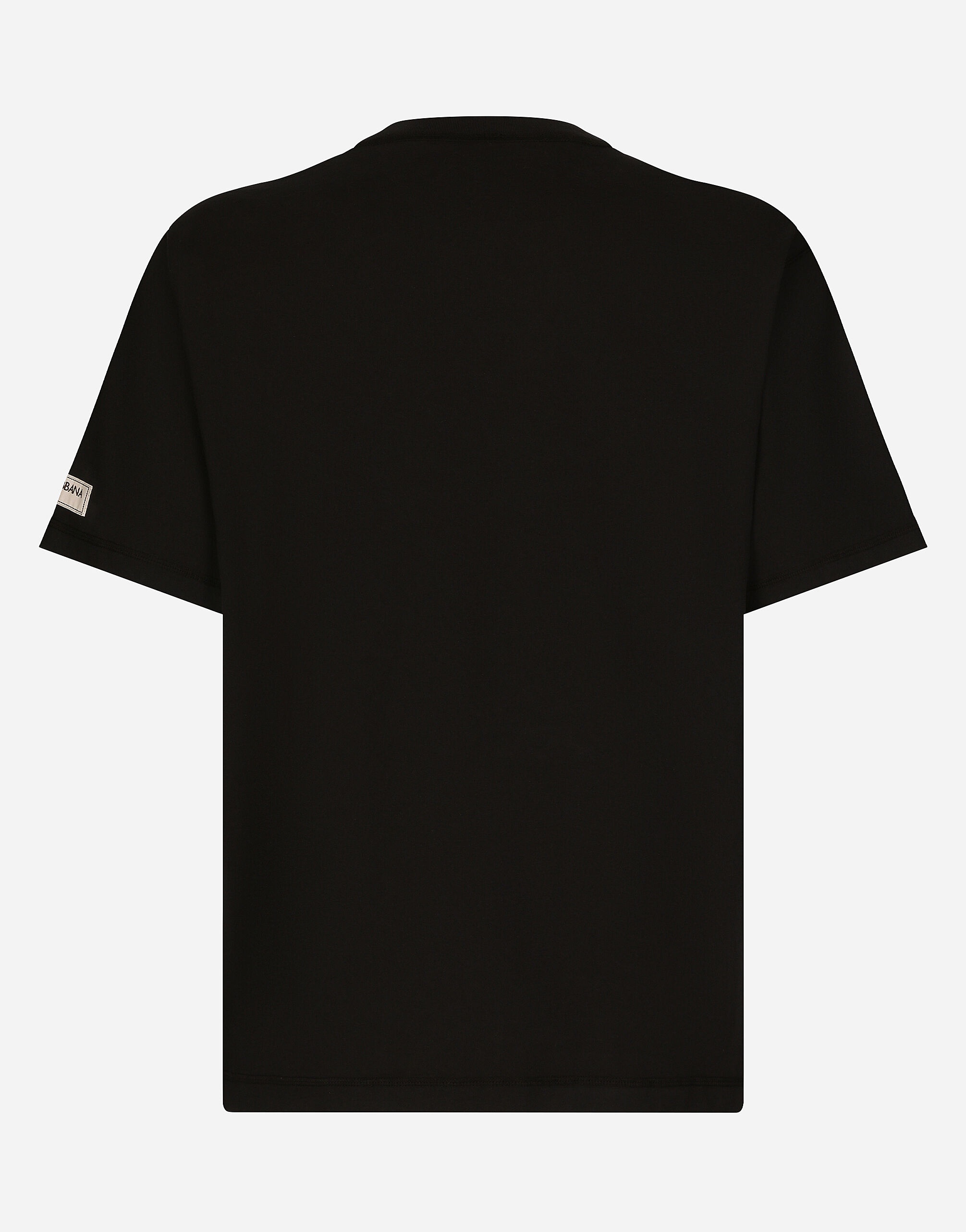 Cotton T-shirt with Dolce&Gabbana logo print - 8