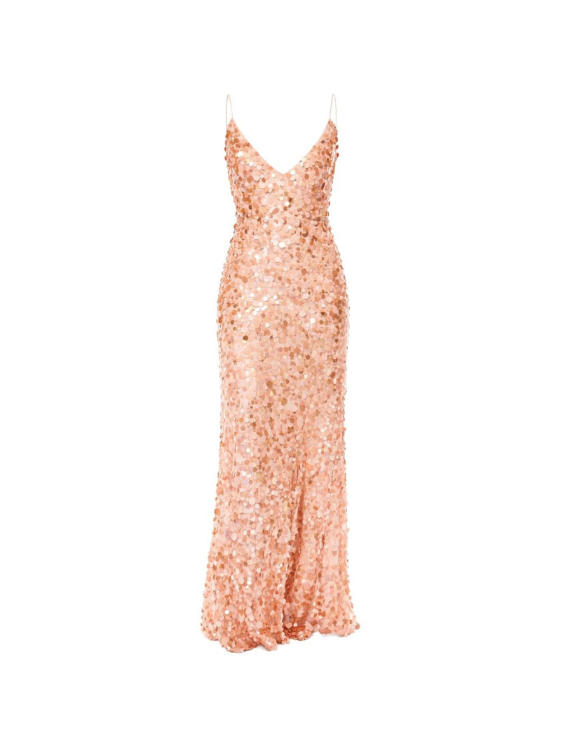Emmalisa sequined V-neck maxi dress 1