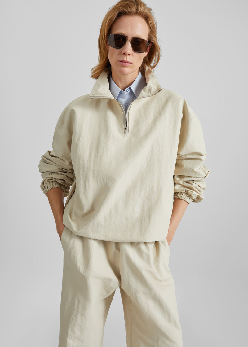 Majvik Windbreaker Anorak - Light Beige 4