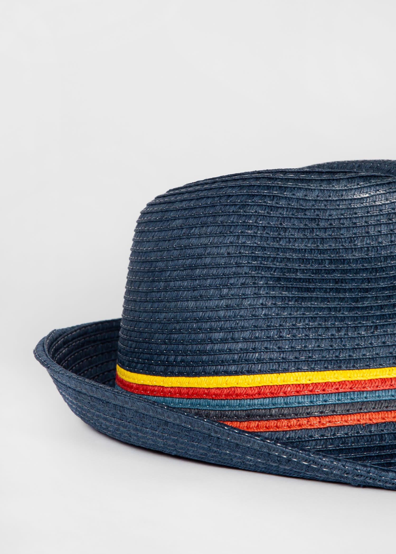 'Artist Stripe' Raffia Trilby Hat - 3