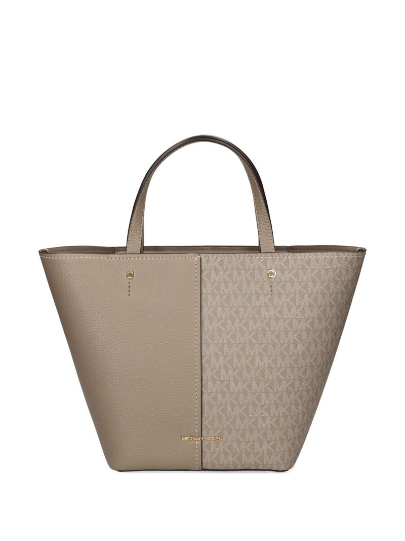 medium Flora two-tone tote bag 1