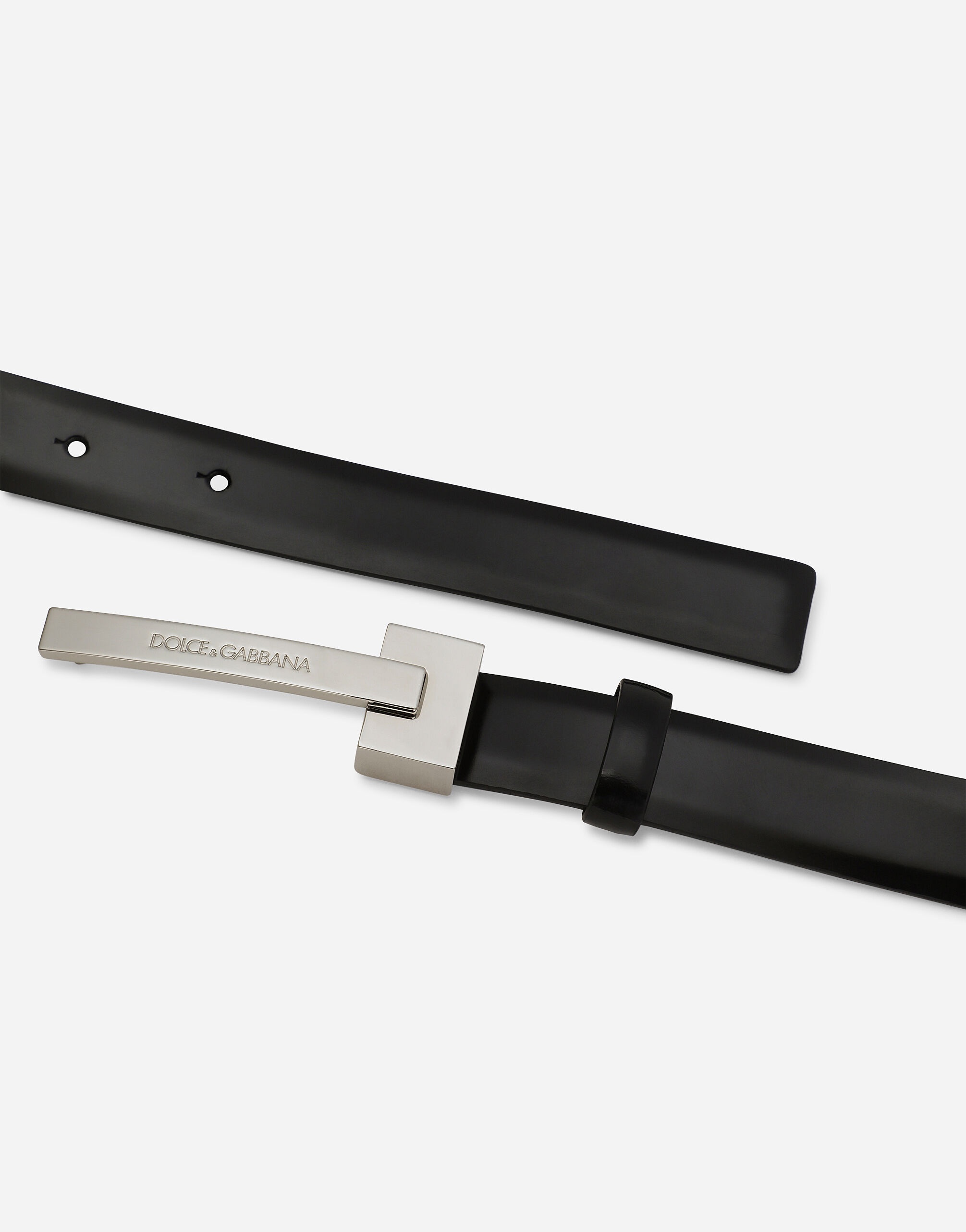 Brushed calfskin belt - 4