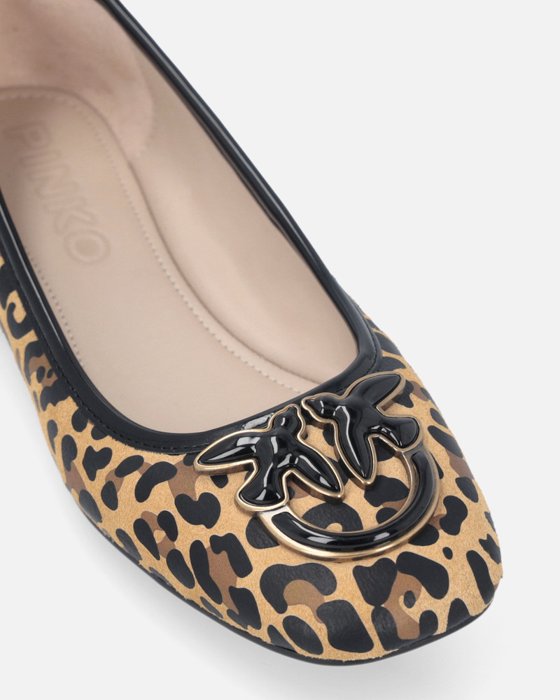 BALLERINAS WITH ANIMAL PRINT AND LOVE BIRDS LOGO 4