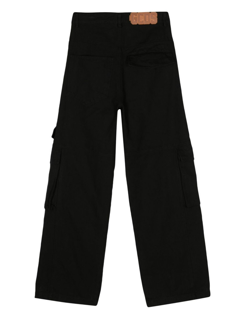 GCDS Ultracargo wide-leg trousers outlook