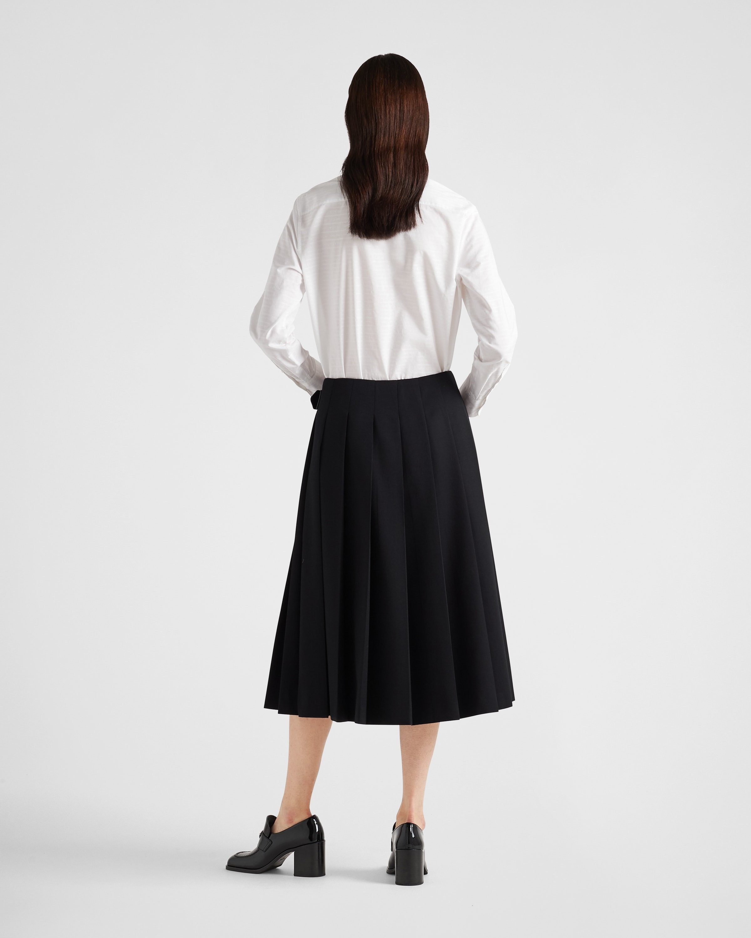 Jacquard poplin shirt - 5