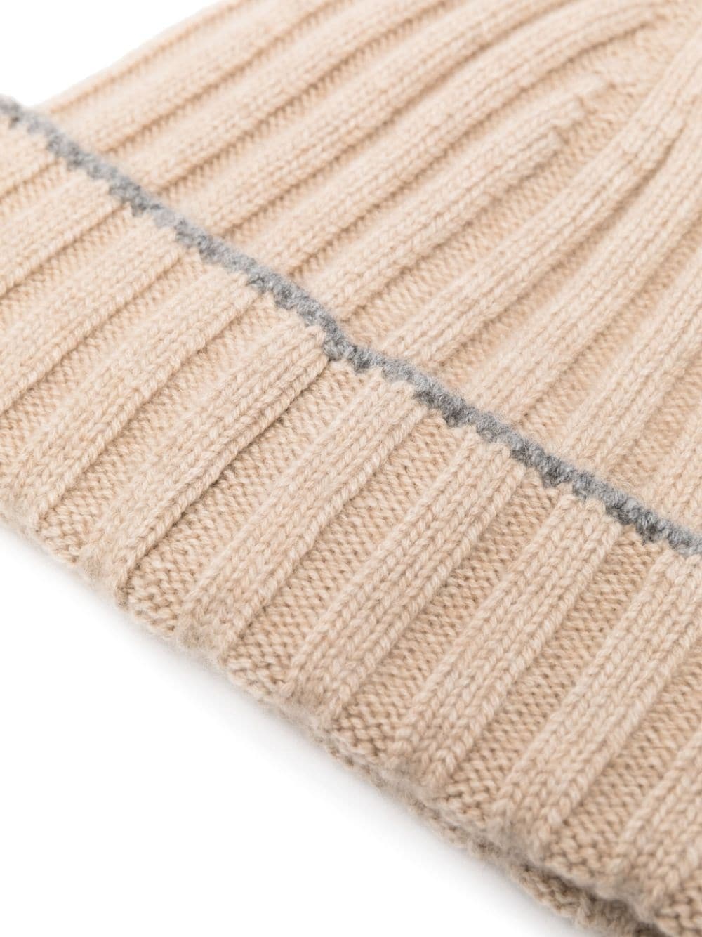 ribbed-knit cashmere beanie - 2