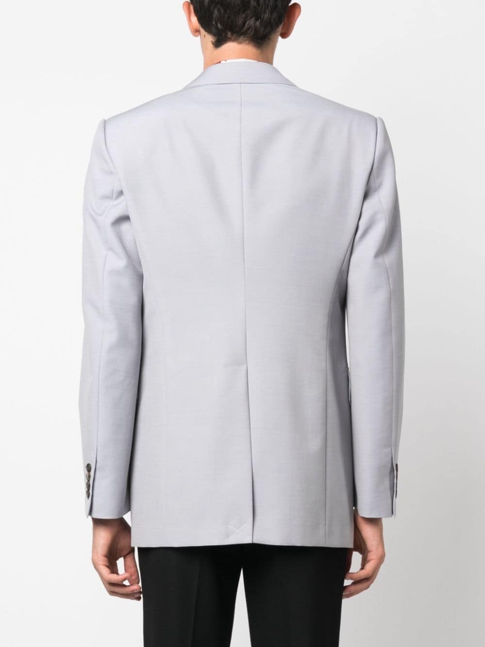 peak-lapels single-breasted blazer - 4