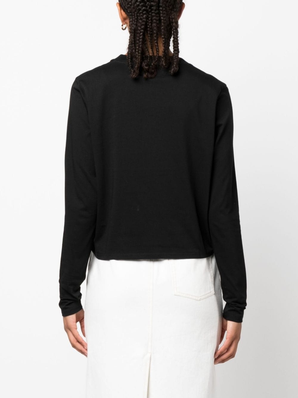 long-sleeve cotton T-shirt - 4