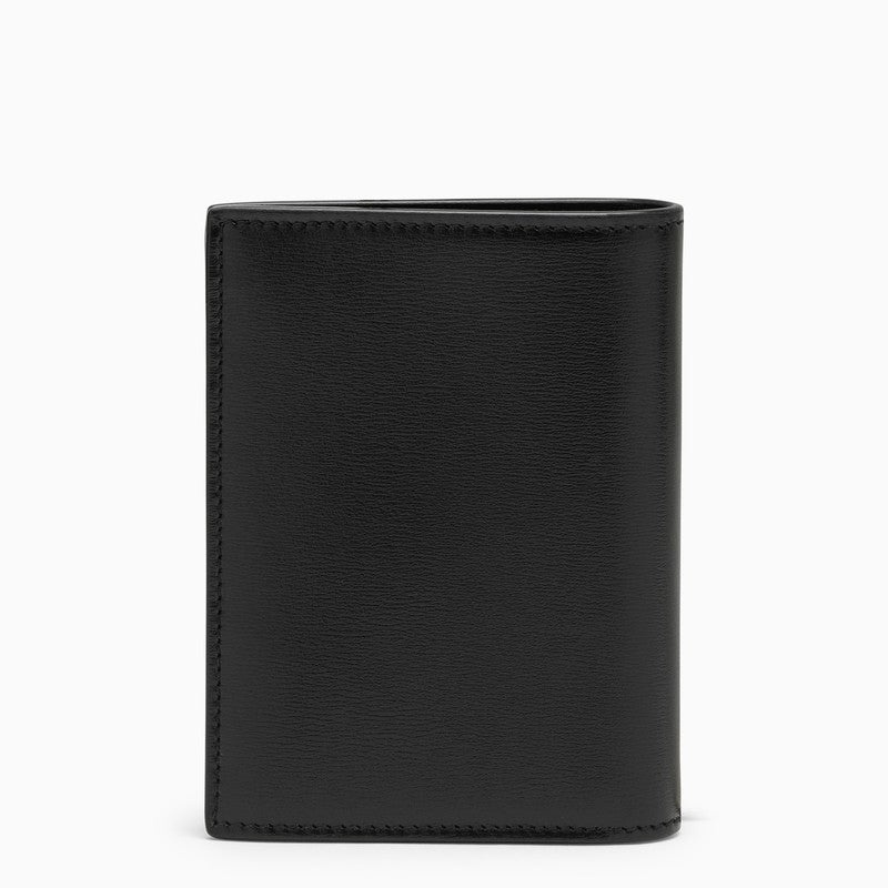 Saint Laurent Tiny Cassandre Black Leather Card Case Men - 3