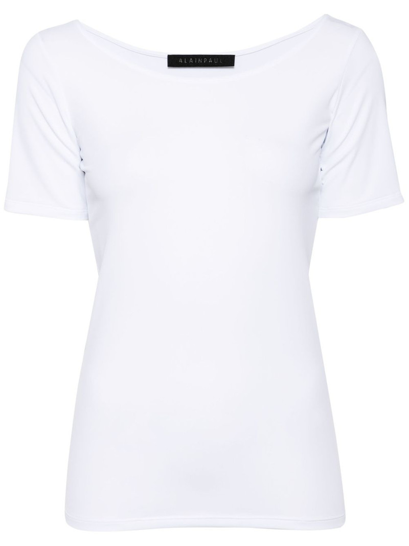 boat-neck T-shirt 1
