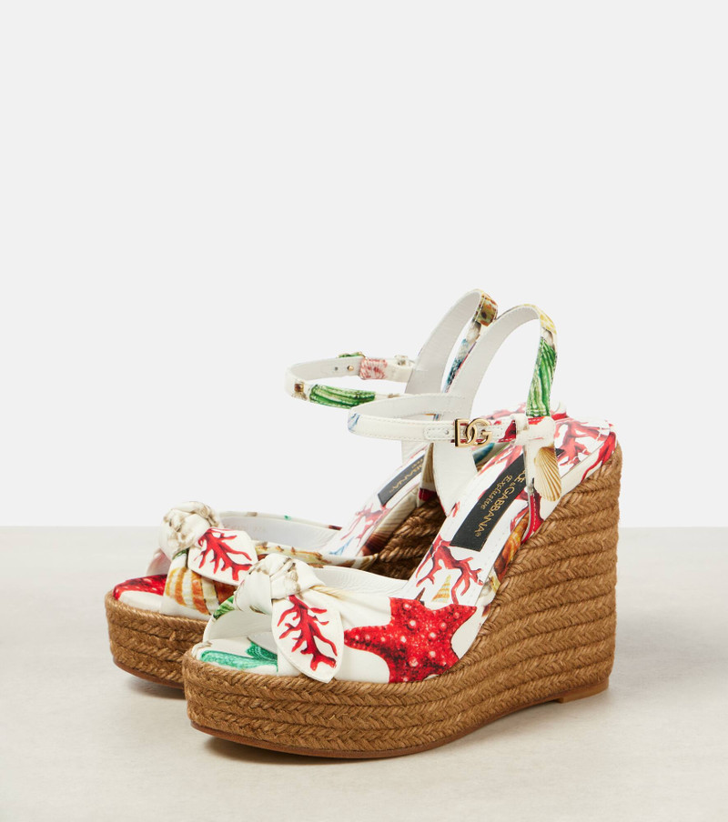 Capri Cava printed espadrille wedges 5