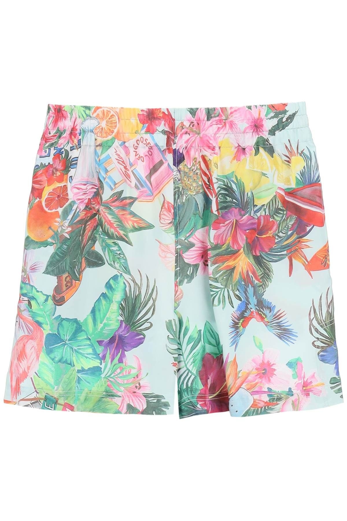 TROPICAL PRINT JOURNEY SHORTS - 1