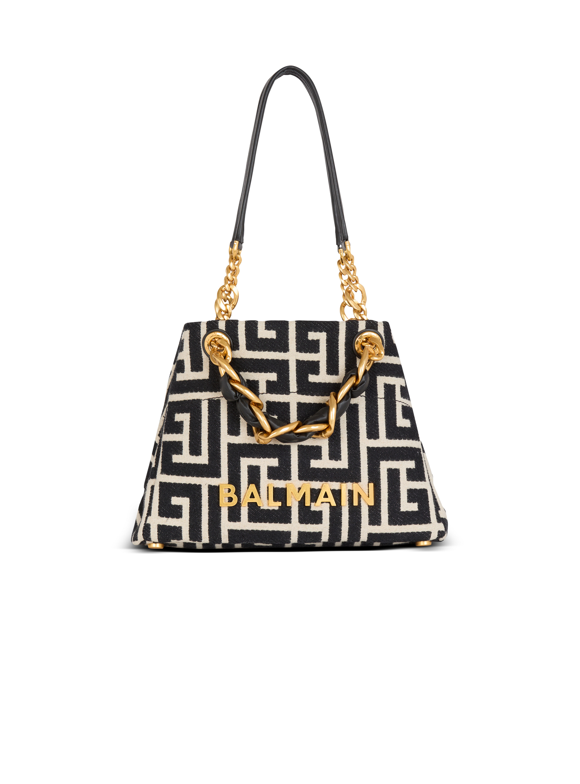 Small 1945 Soft monogrammed jacquard tote bag - 4