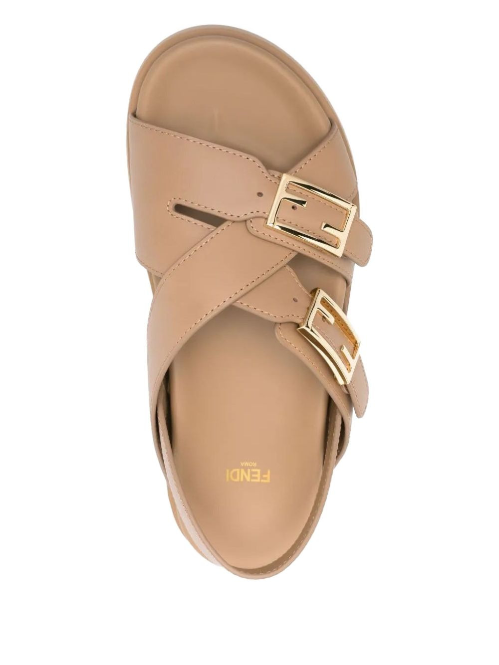 Feel buckle-strap leather sandals - 4