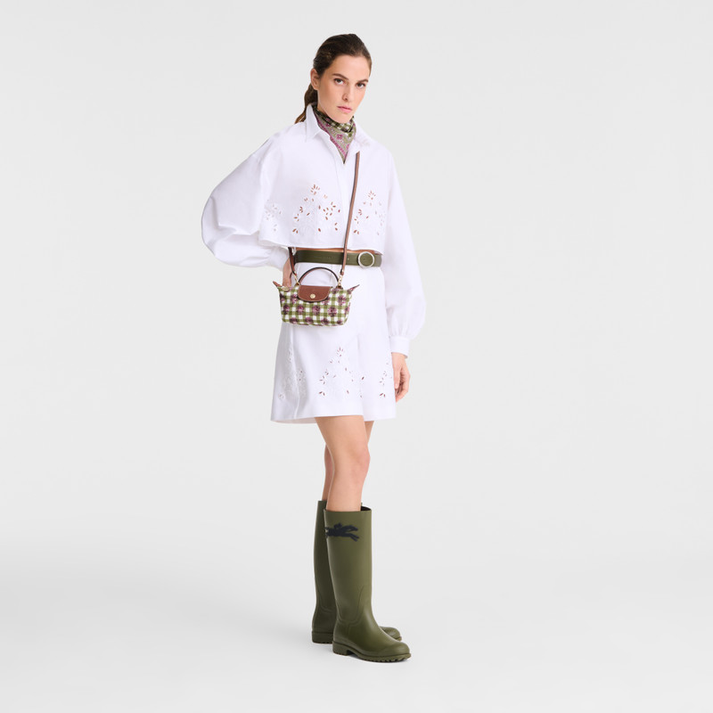 Longchamp Le Pliage Collection XS Pouch Artichoke - Canvas outlook