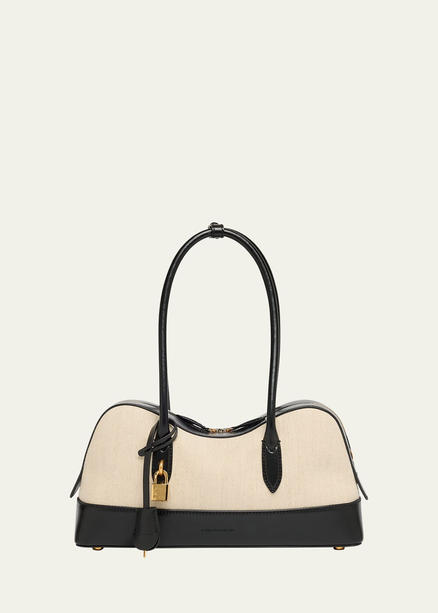 Stella Ryder Medium Cotton Canvas and Alter Mat Shoulder Bag - 1