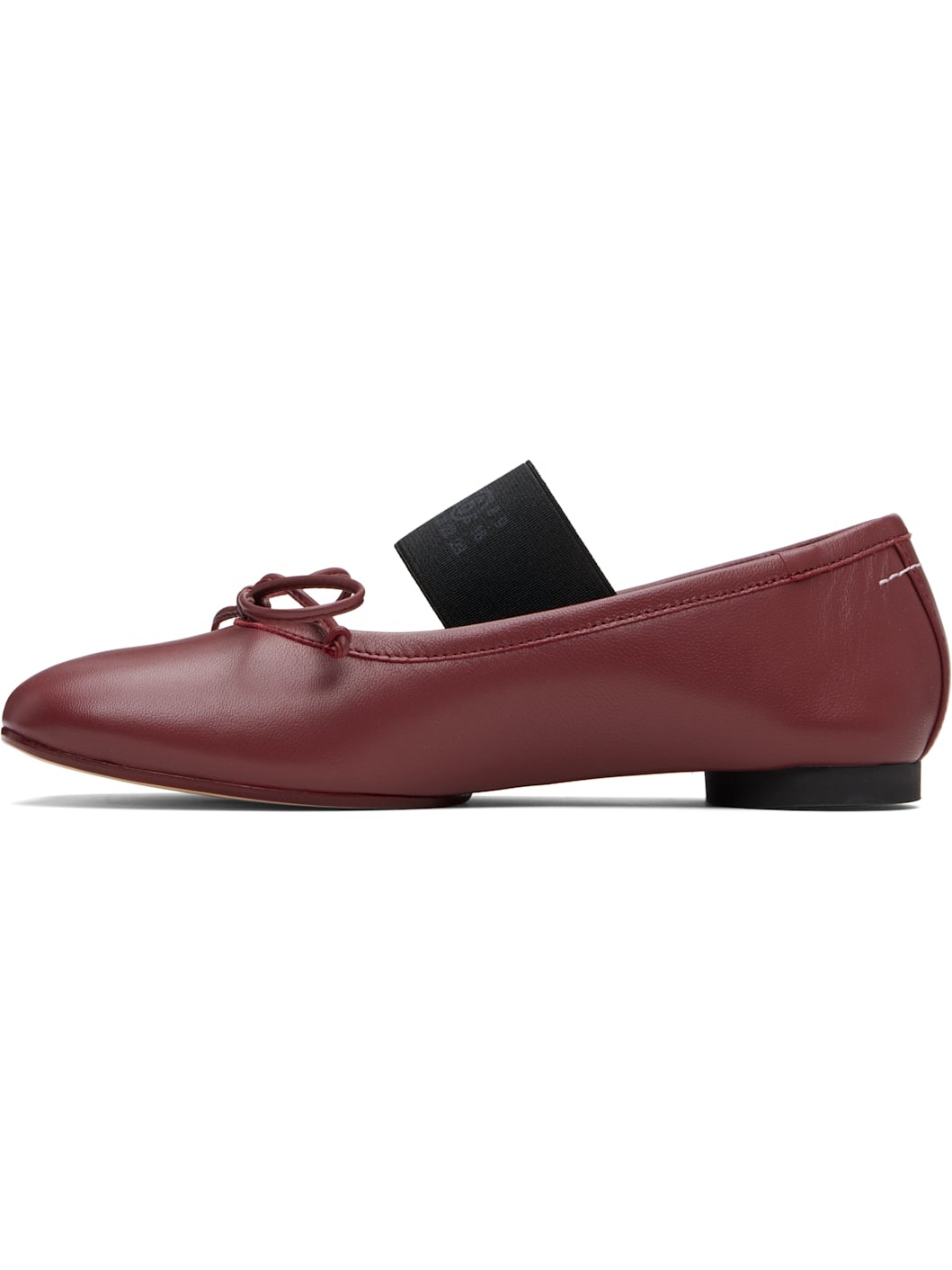 Burgundy Anatomic Numeric Ballerina Flats - 3