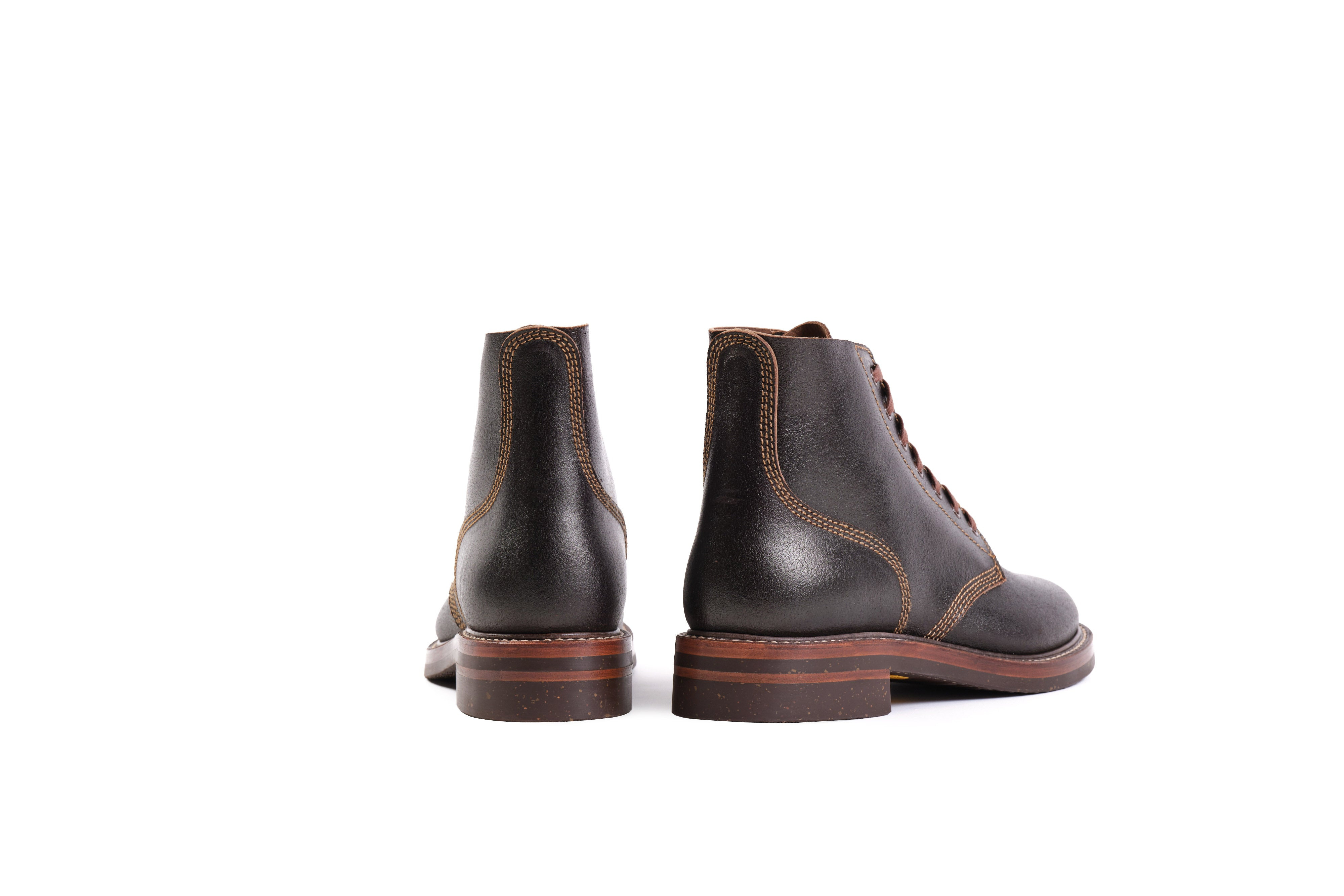 LK-017 M-43 Service Shoe Horween Waxed Flesh Dark Brown - 4