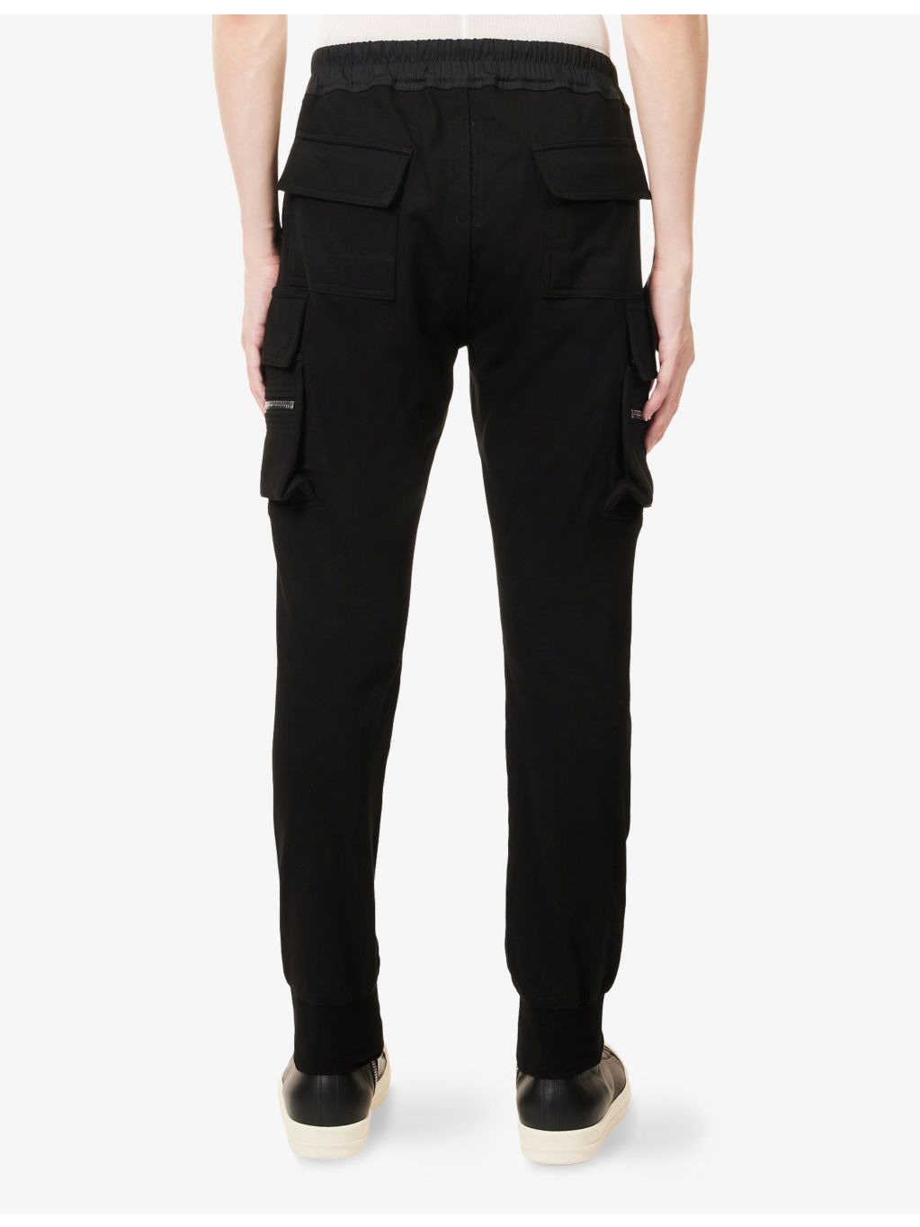 Mastodon Patch-Pocket Cotton-Jersey Cargo Trouser - 4