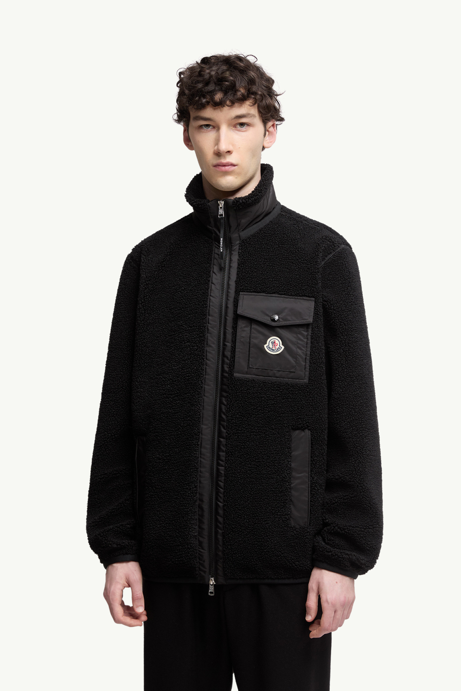 Teddy Zip-Up Sweatshirt with Pocket - 3