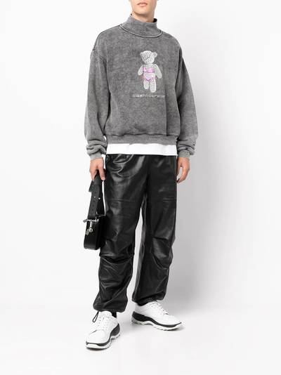 Alexander Wang teddy bear mock-neck sweatshirt outlook