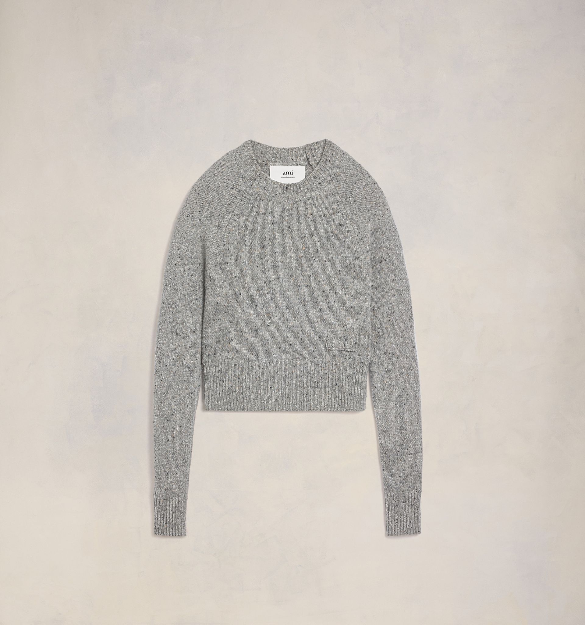 Ami Embroidery Crewneck Sweater - 1