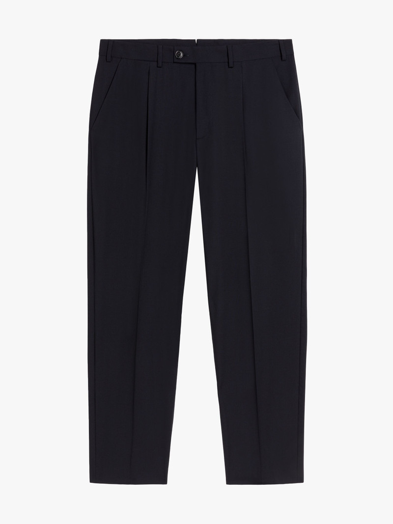 THE STANDARD NAVY WOOL TROUSERS 1