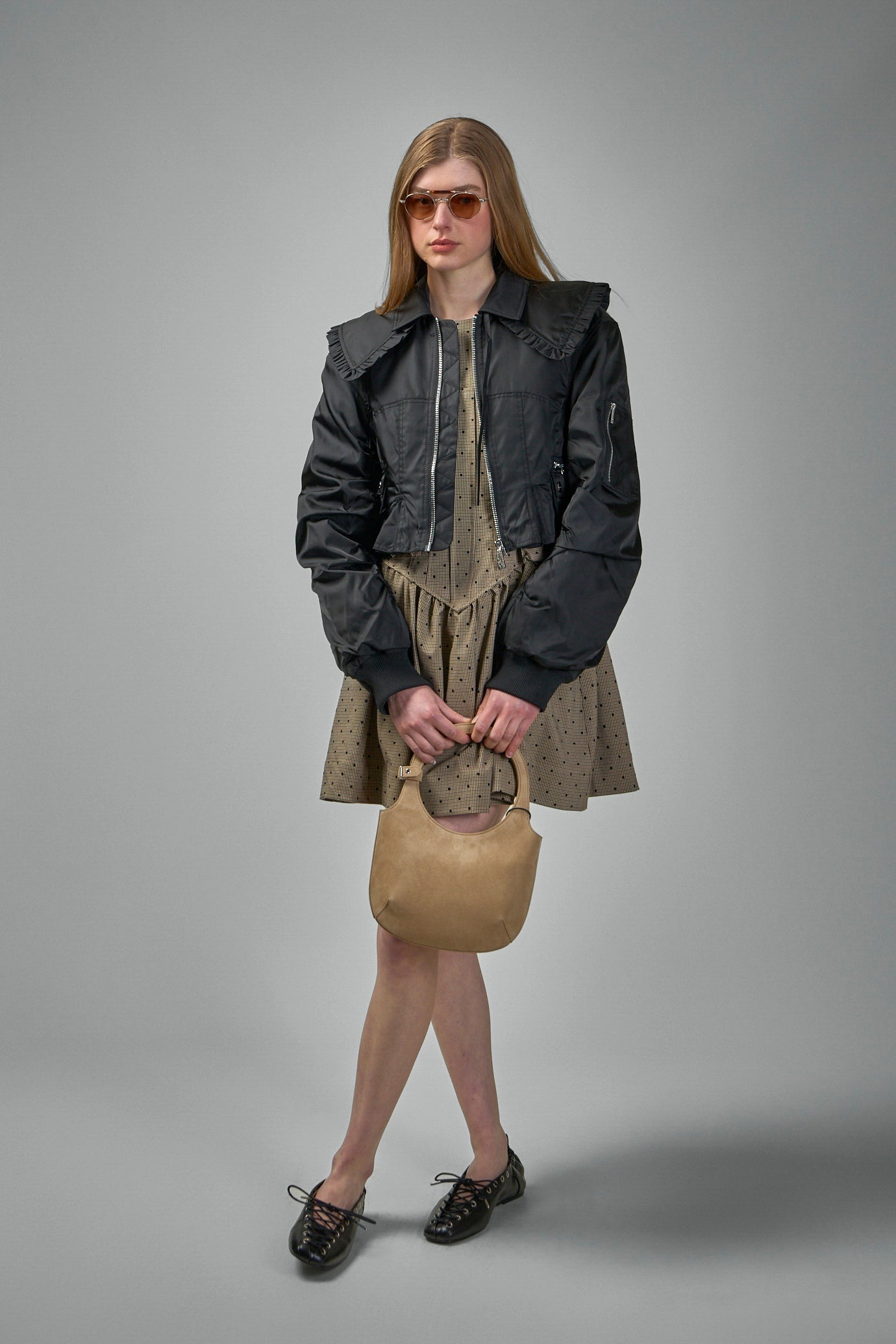 Duchesse Nylon Fitted Jacket - 2