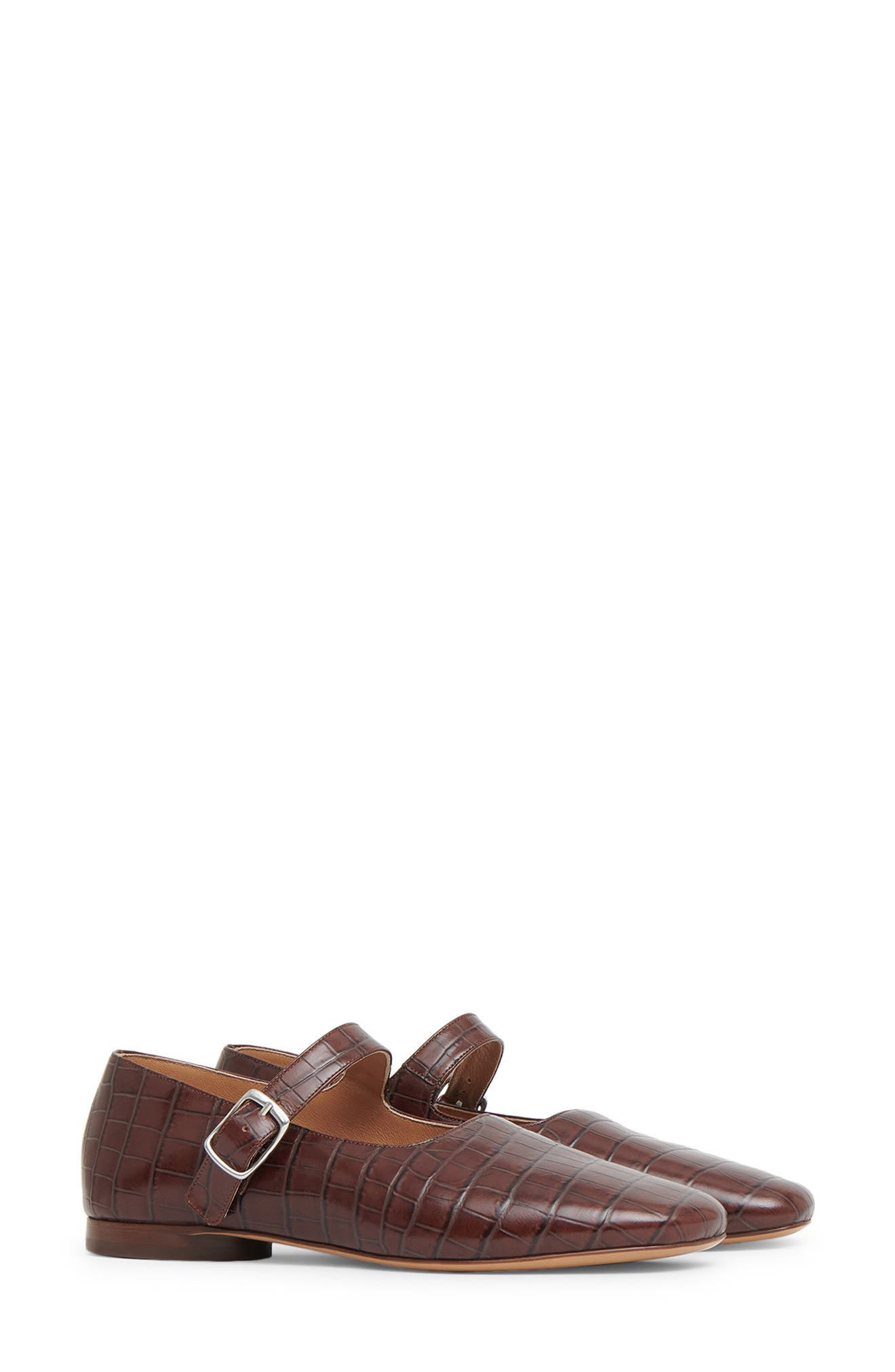 Mansur Gavriel Glove Mary Jane Flat in Chocolate at Nordstrom - 1