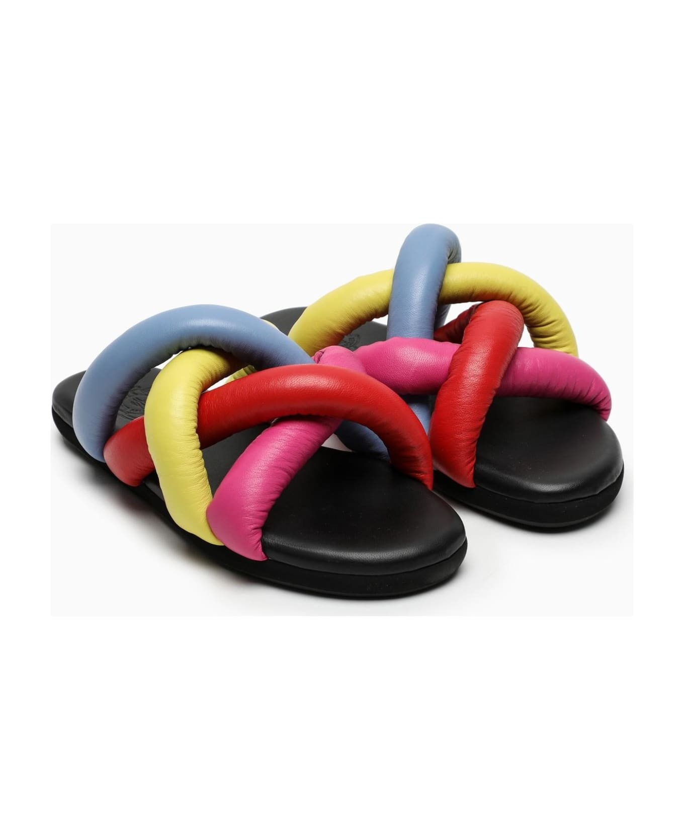 Multicolour Jbraided Sliders - 2