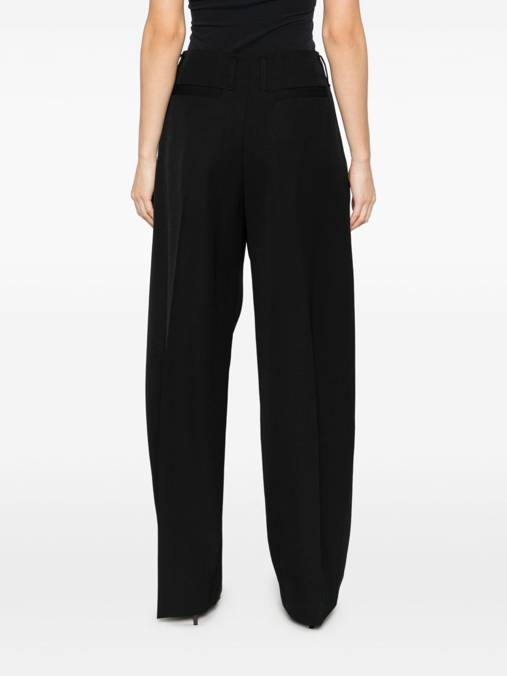 cotton tapered trousers - 4