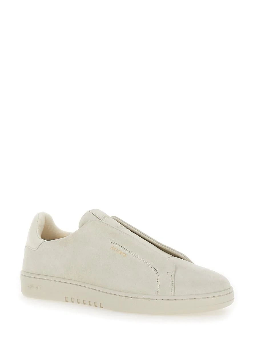 Axel Arigato 'DICE LACELESS' WHITE LOW TOP SLIP-ON SNEAKERS IN SUEDE MAN - 1