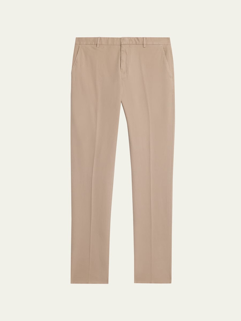 Men's Slim Flat-Front Pants 1