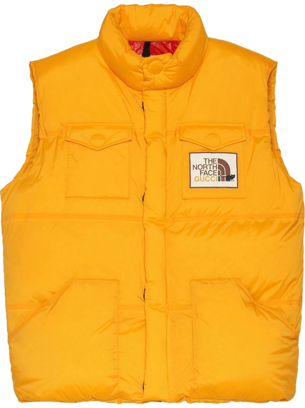 x The North Face padded gilet - 1