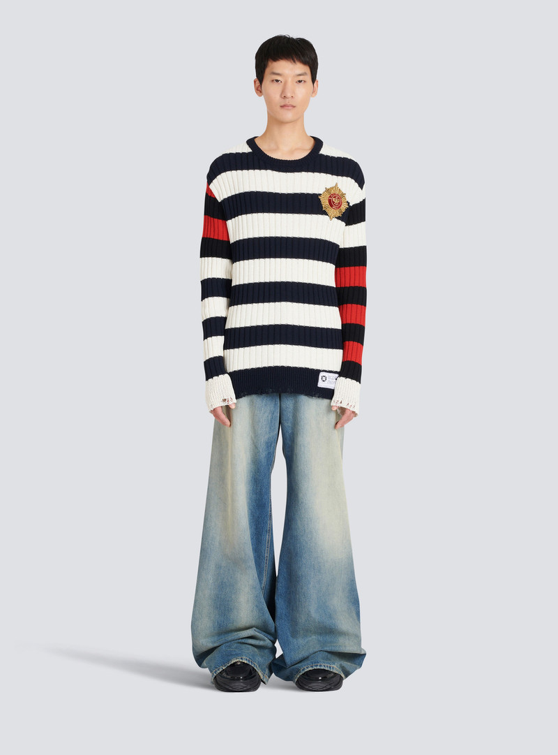 Destroyed nautical sweater 3